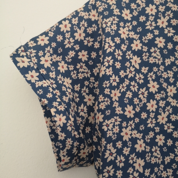 Blouse/top/chemise XS handmade Le comptoir de Pauline NEW 100% organic cotton - Picture 6 of 7